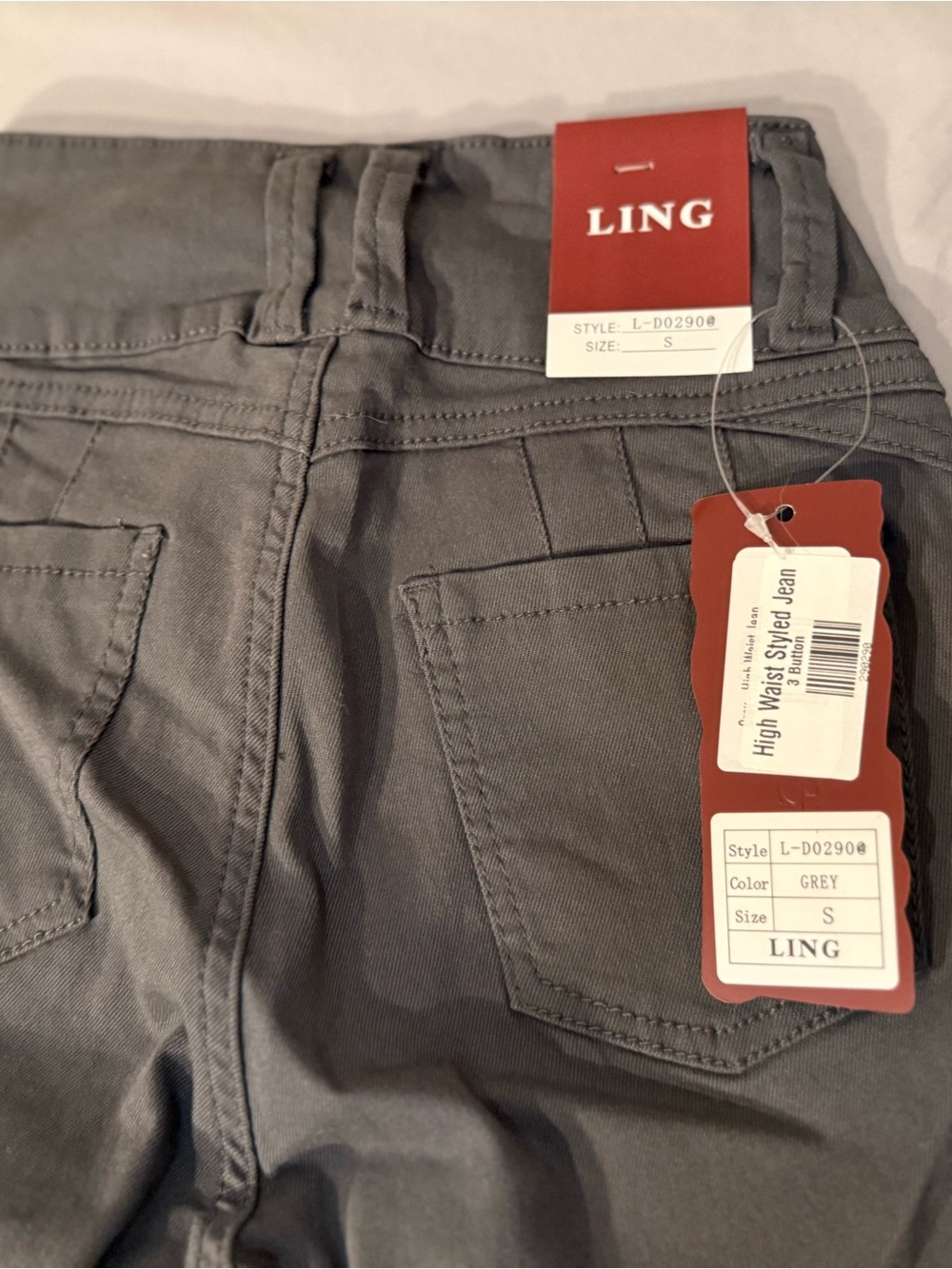 Gray and Navy Skinny Pants Duo - Picture 15 of 16